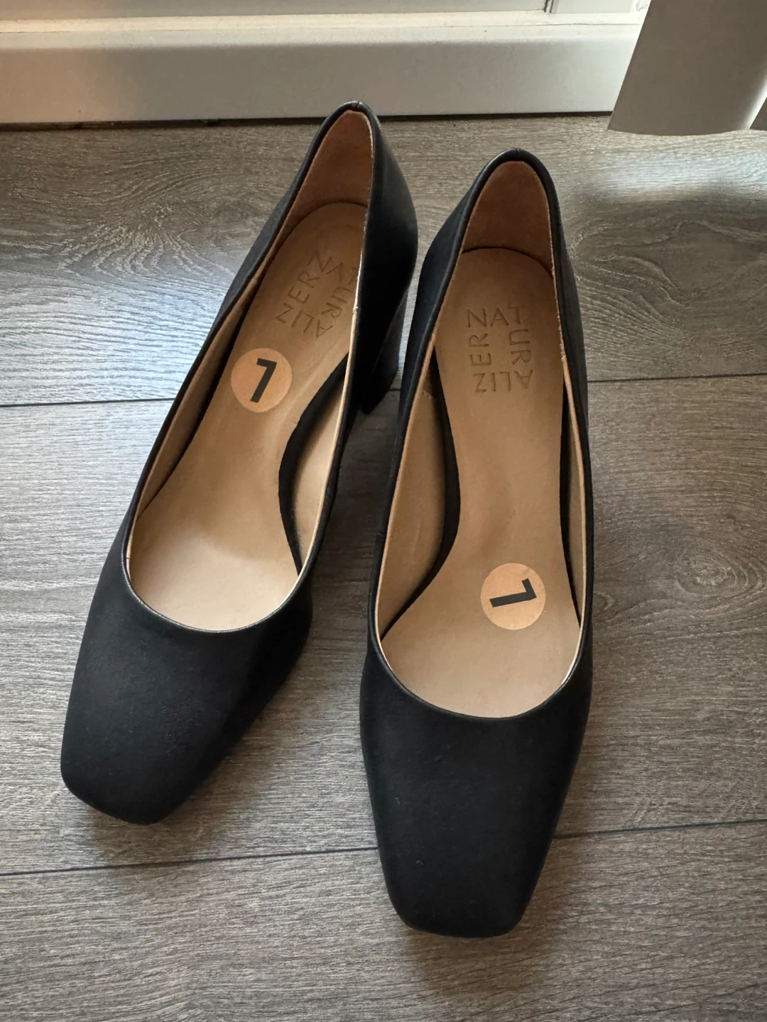 Naturalizer Black Heels Size 7