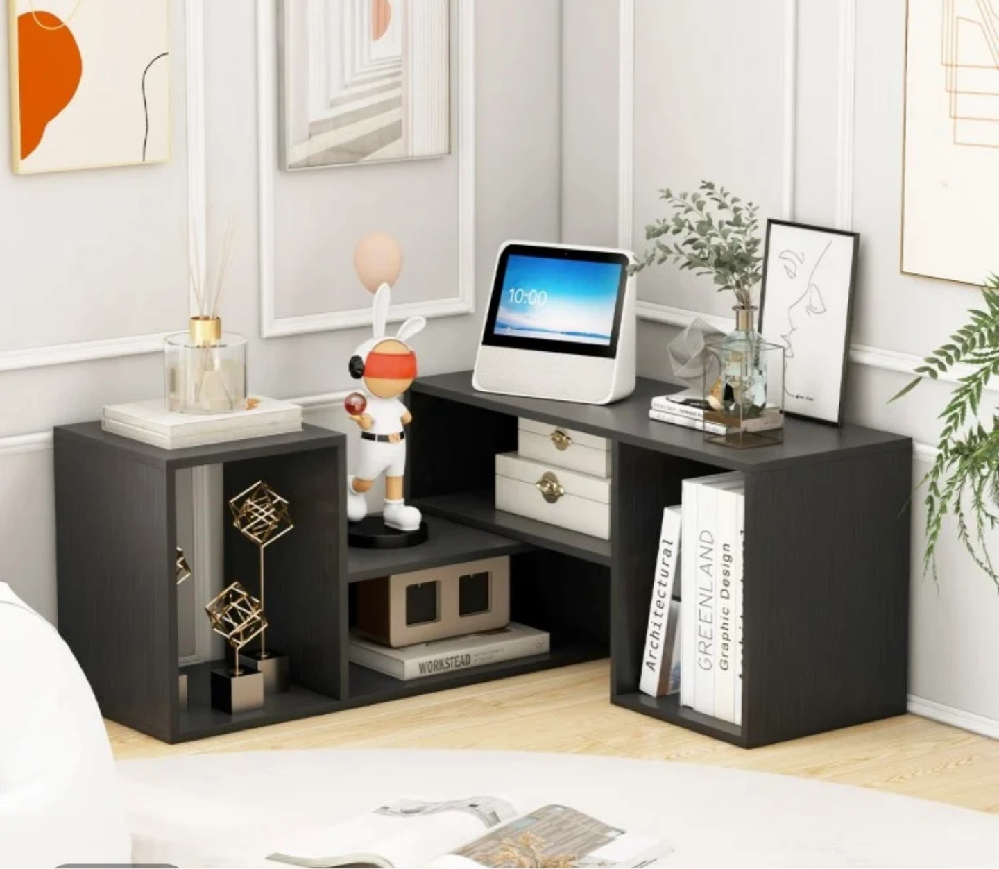 Black TV Console Stand - HV10622 - photo 2