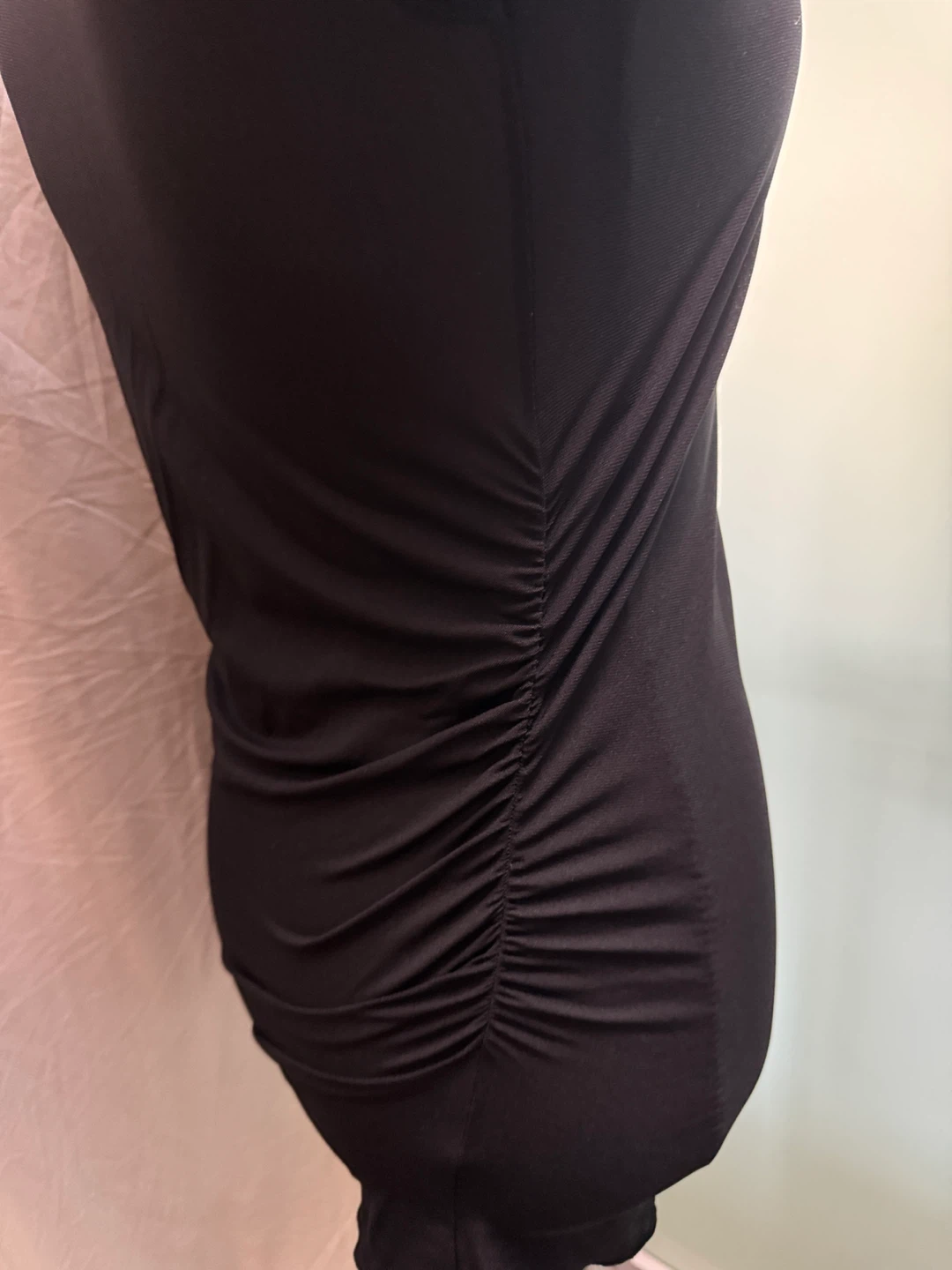 Wilfred Black Ruched Turtleneck Top - photo 3