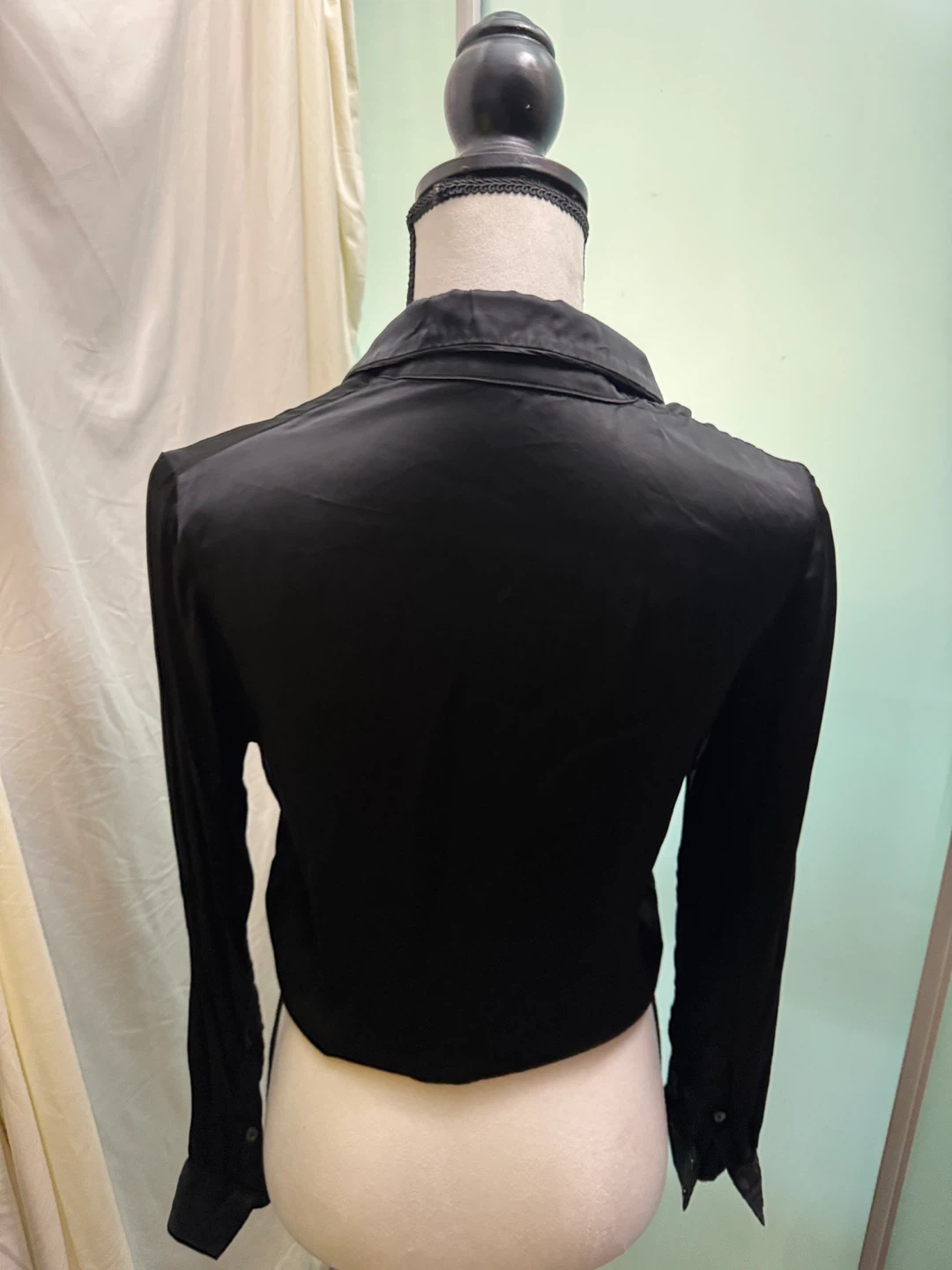 Wilfred Black Button-Up Shirt - photo 2