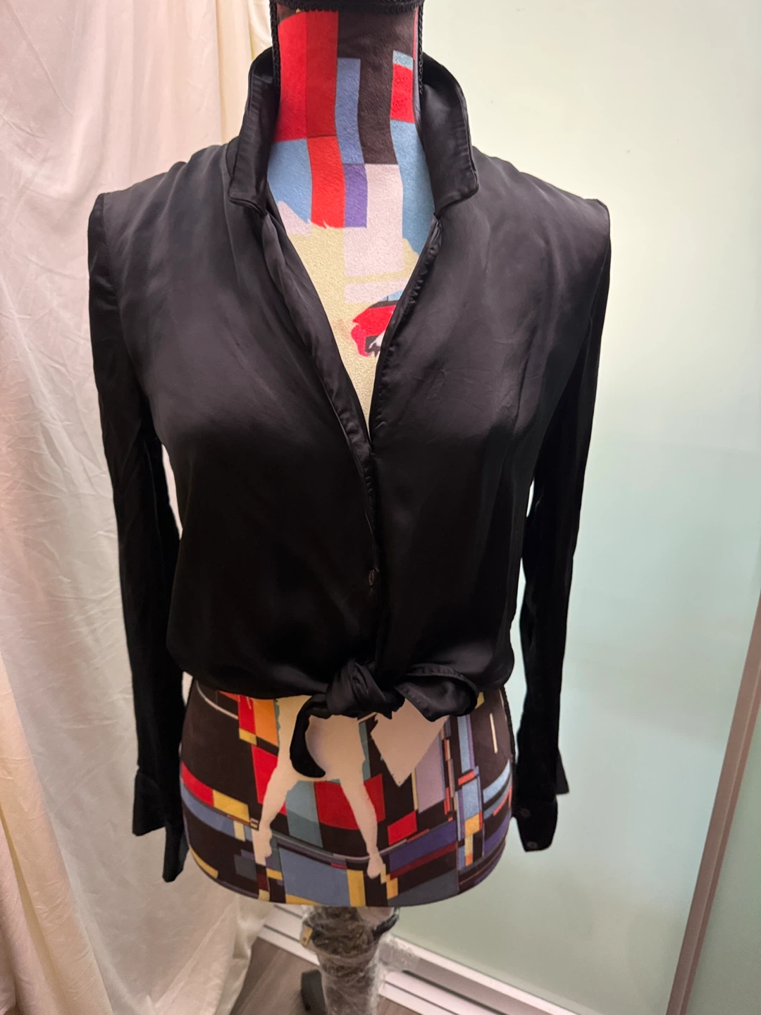 Wilfred Black Button-Up Shirt
