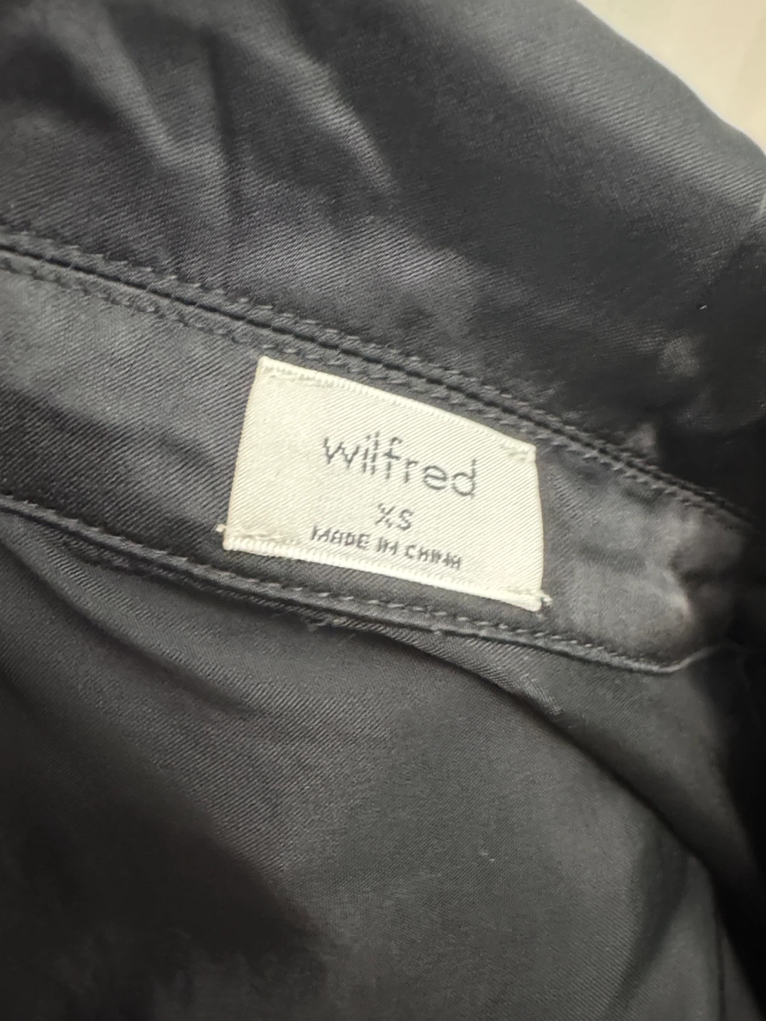Wilfred Black Button-Up Shirt - photo 3