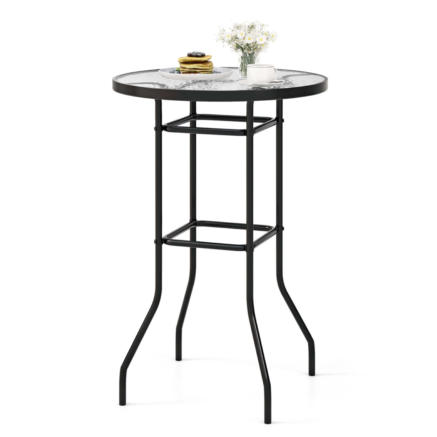 Glass Top Bistro Table - photo 2