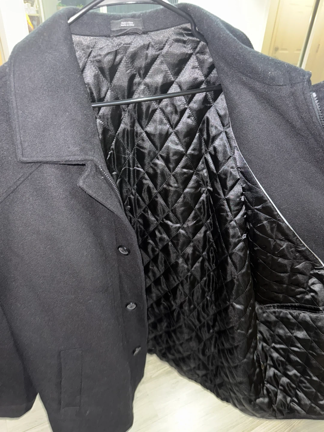 JF Ferrer Black Wool Blend Coat - photo 2