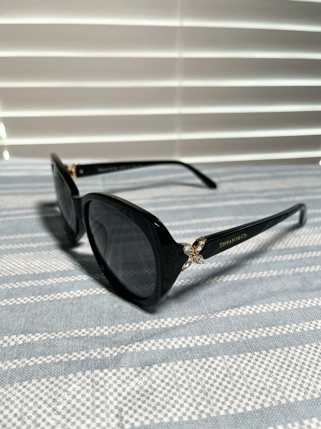 Tiffany & Co. Black Cat Eye Sunglasses