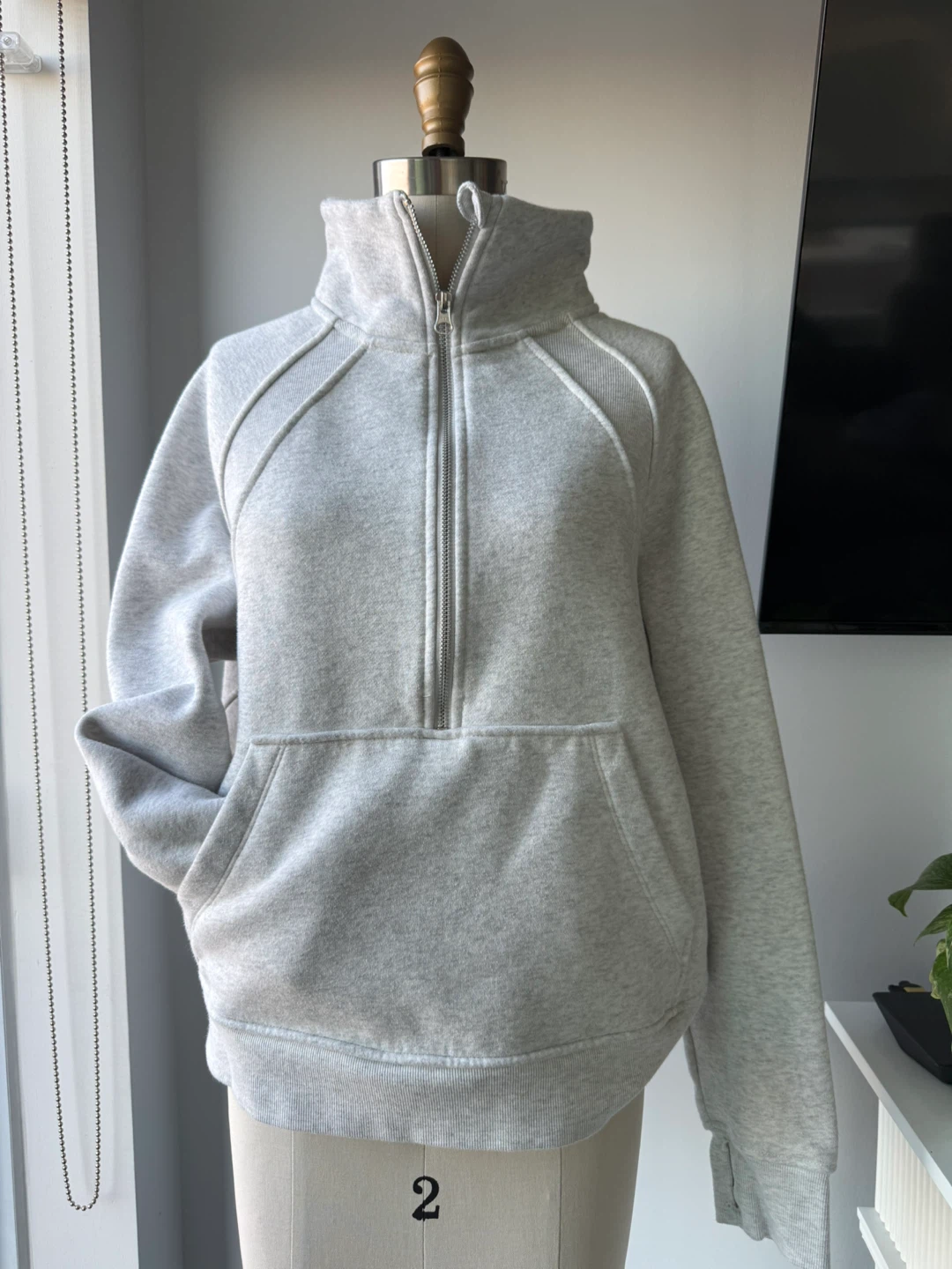 Danskin Quarter Zip Sweatshirt size medium