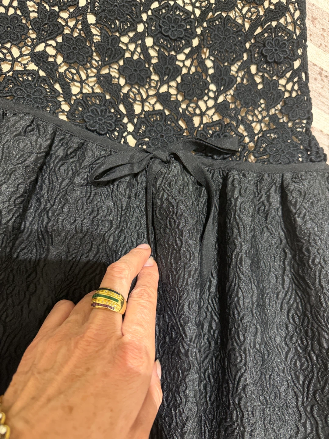 Red Valentino Black Lace Dress - photo 4