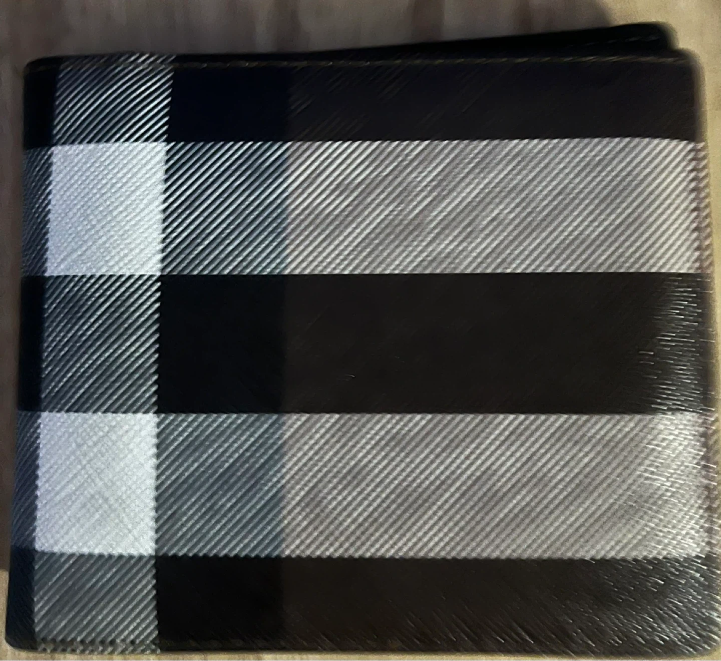 Burberry Plaid Bi-Fold Wallet