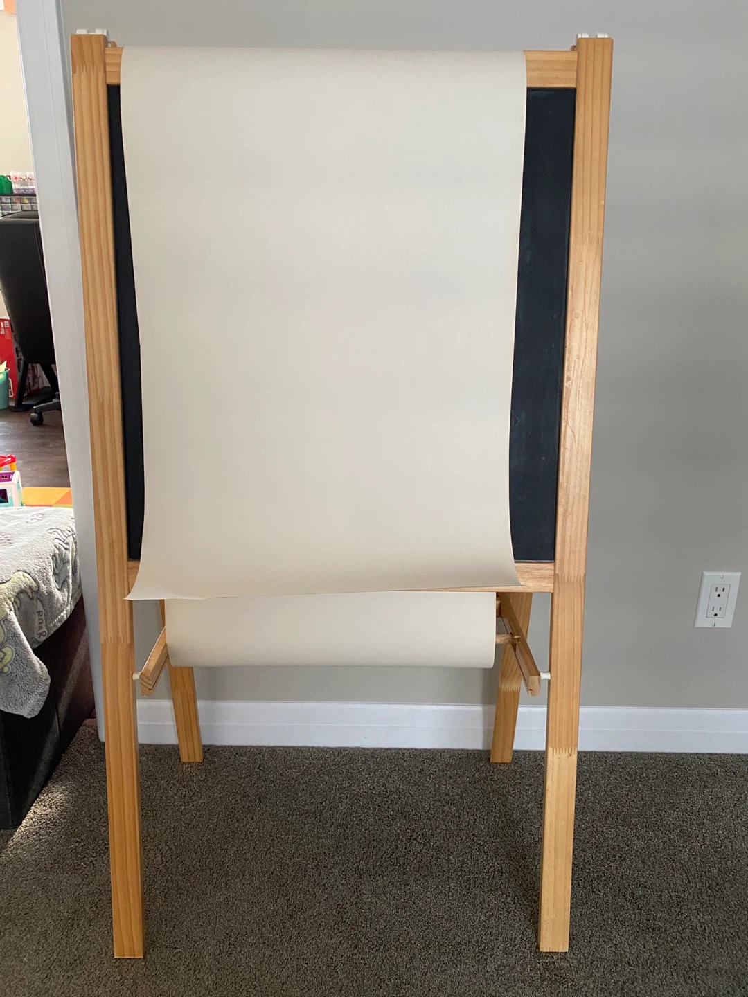Ikea Wooden Easel with Chalkboard and Whiteboard - photo 2