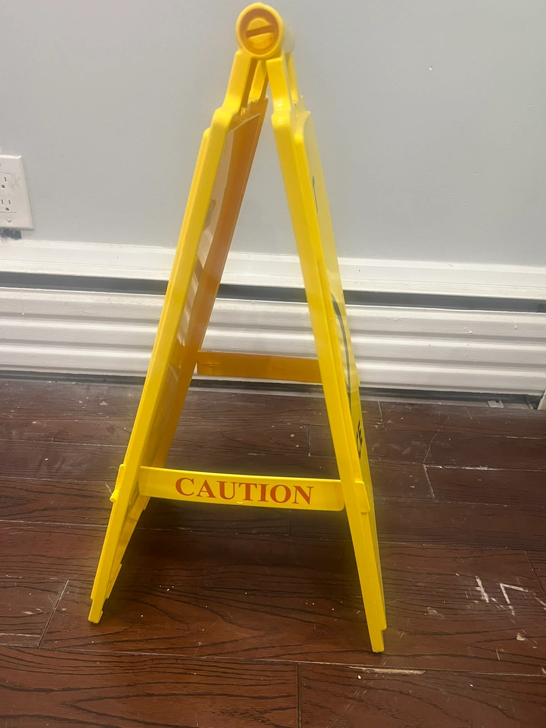 Yellow 'Out of Service' Caution Sign - photo 3