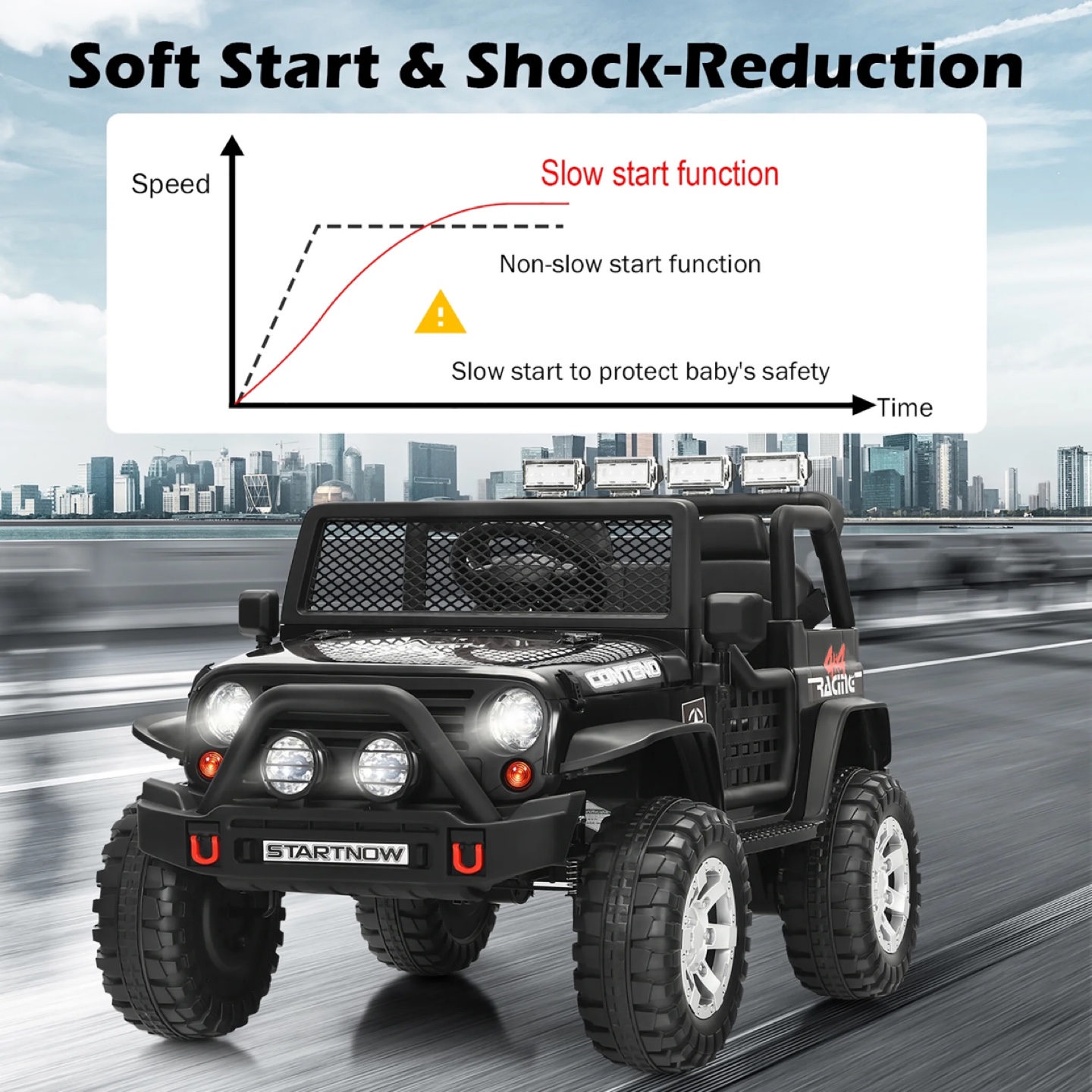 Black Ride-On Jeep for Kids - photo 5