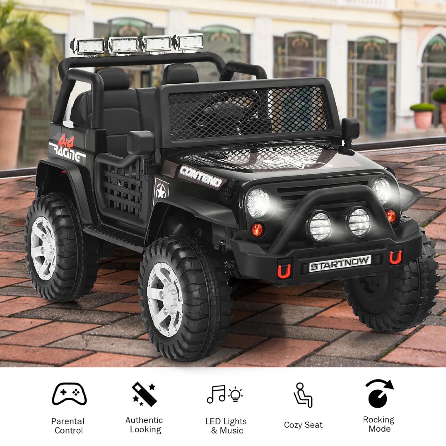 Black Ride-On Jeep for Kids - photo 4