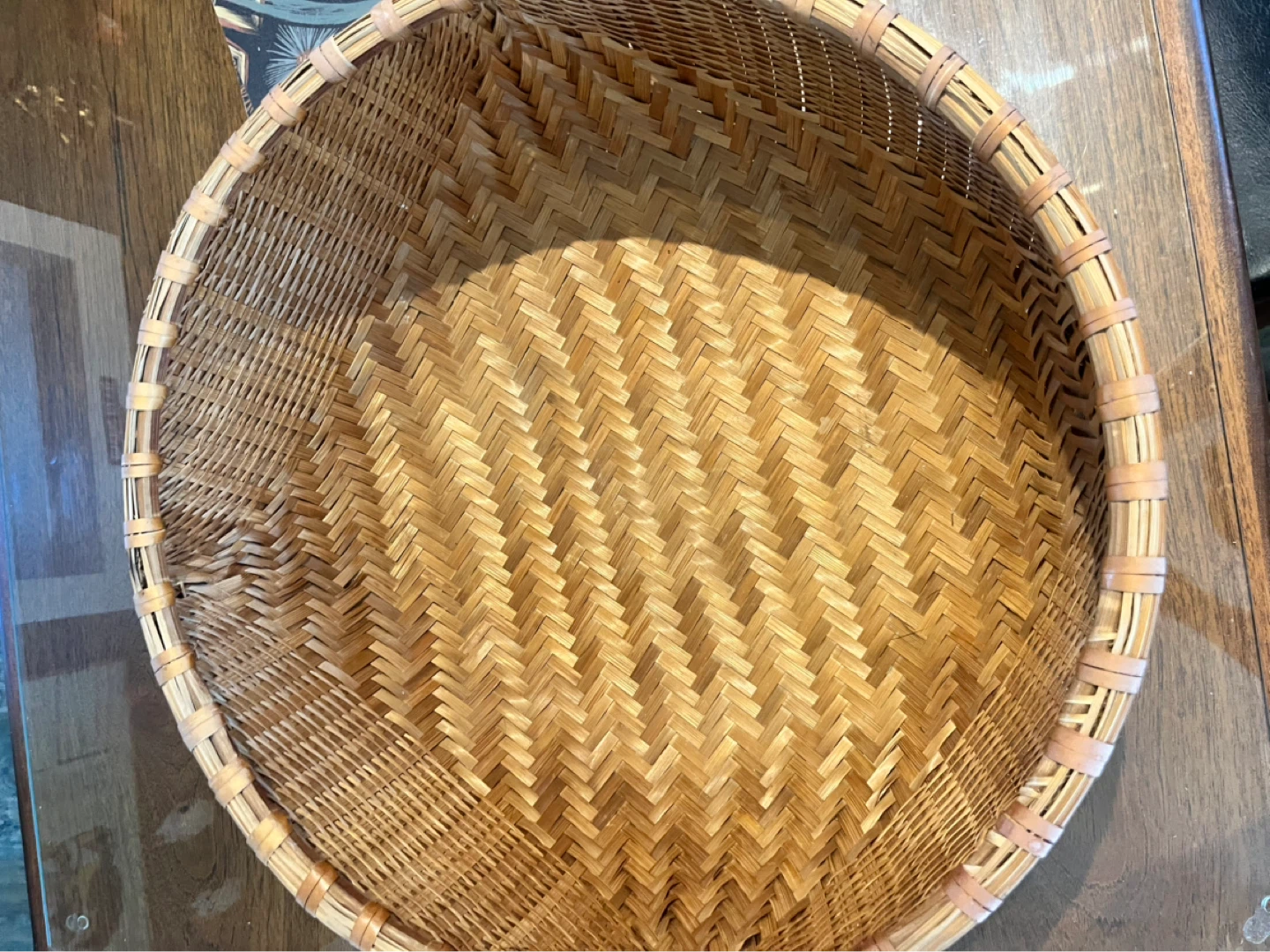 Vintage large basket - photo 2