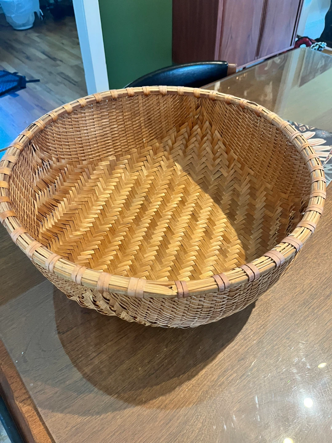 Vintage large basket - photo 4