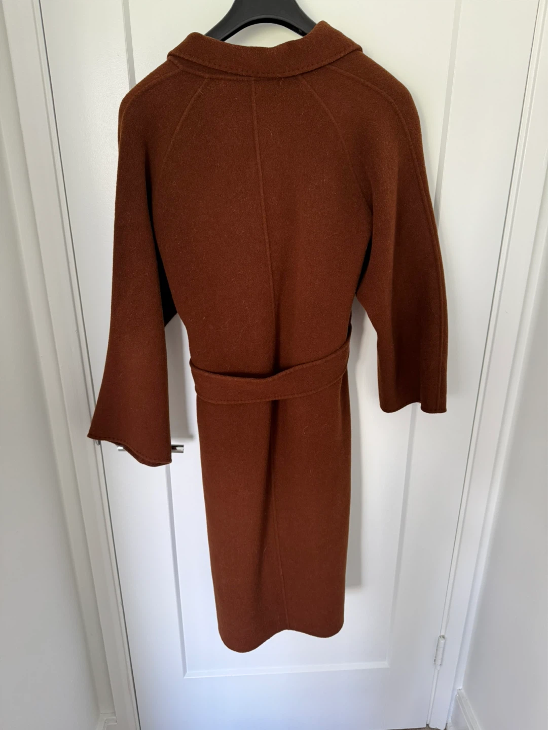 Brown Wool Blend Belted Coat - photo 3