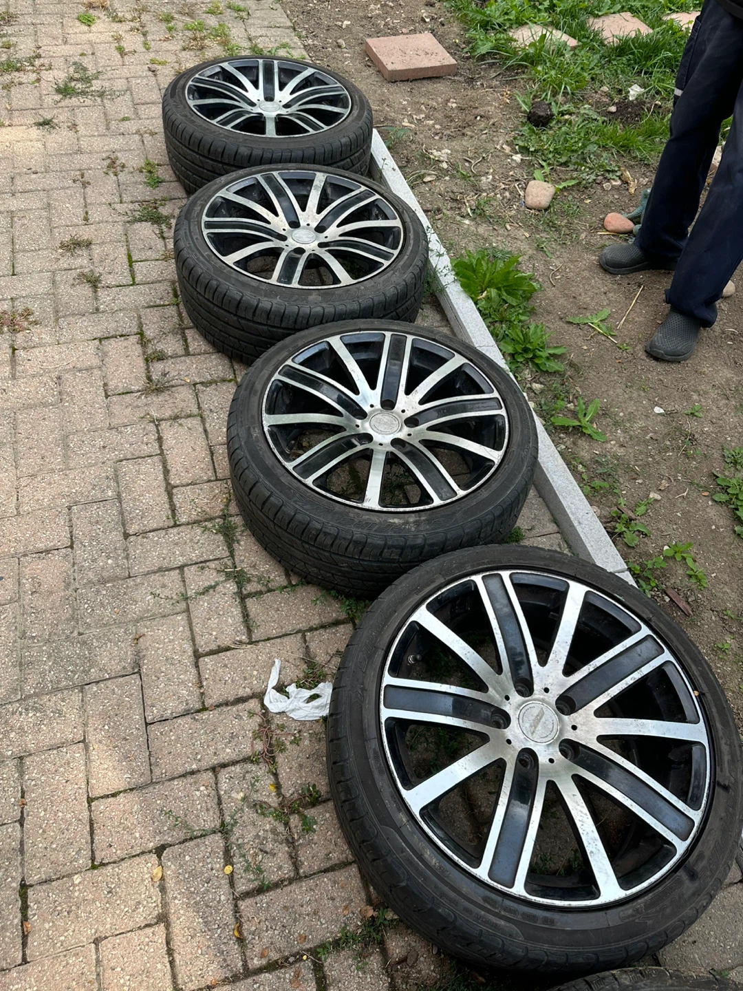 Set of 4 Car Wheels and Tires