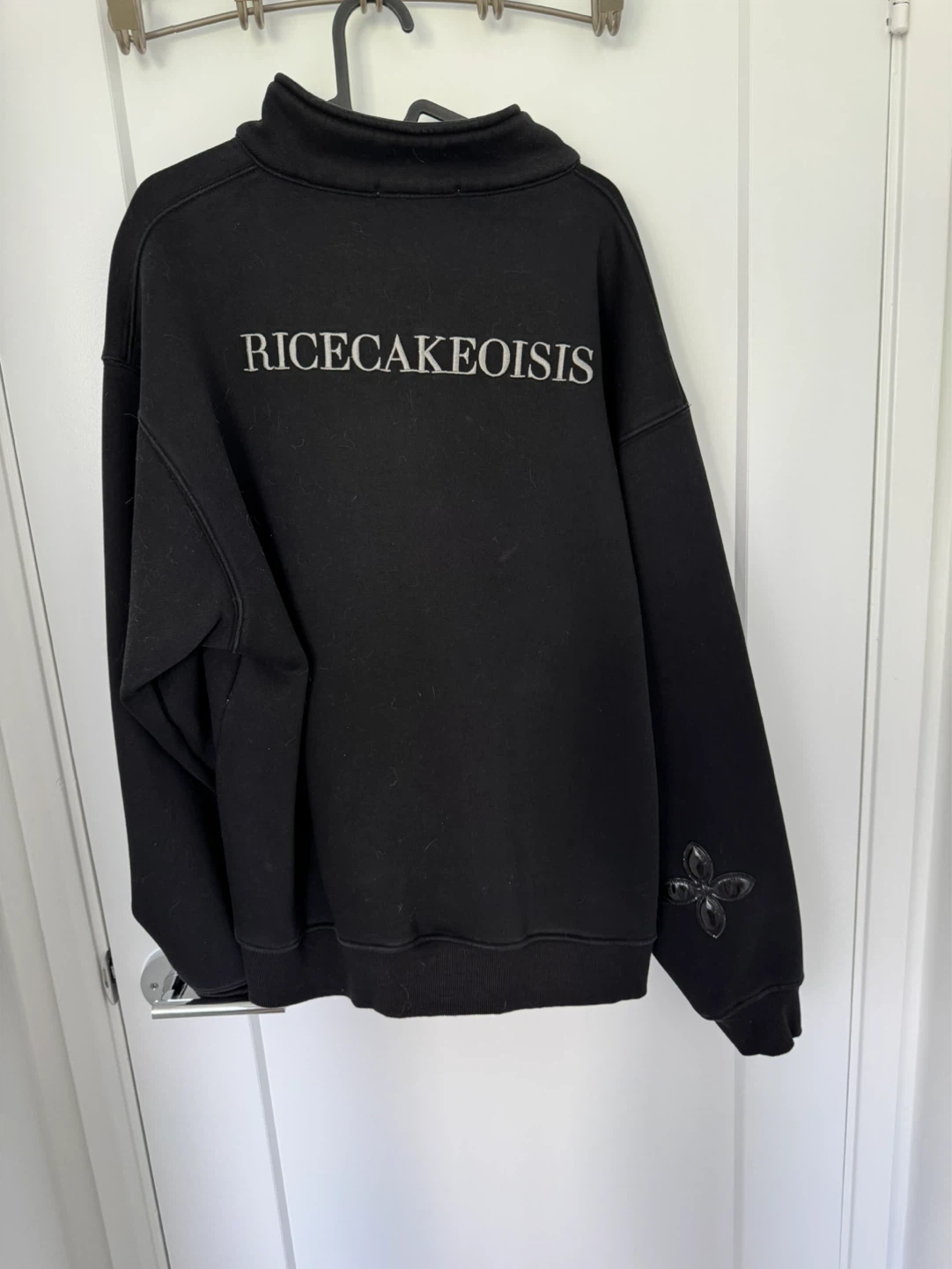 RICECA KEOIS IS Black Quarter Zip Sweatshirt - photo 2