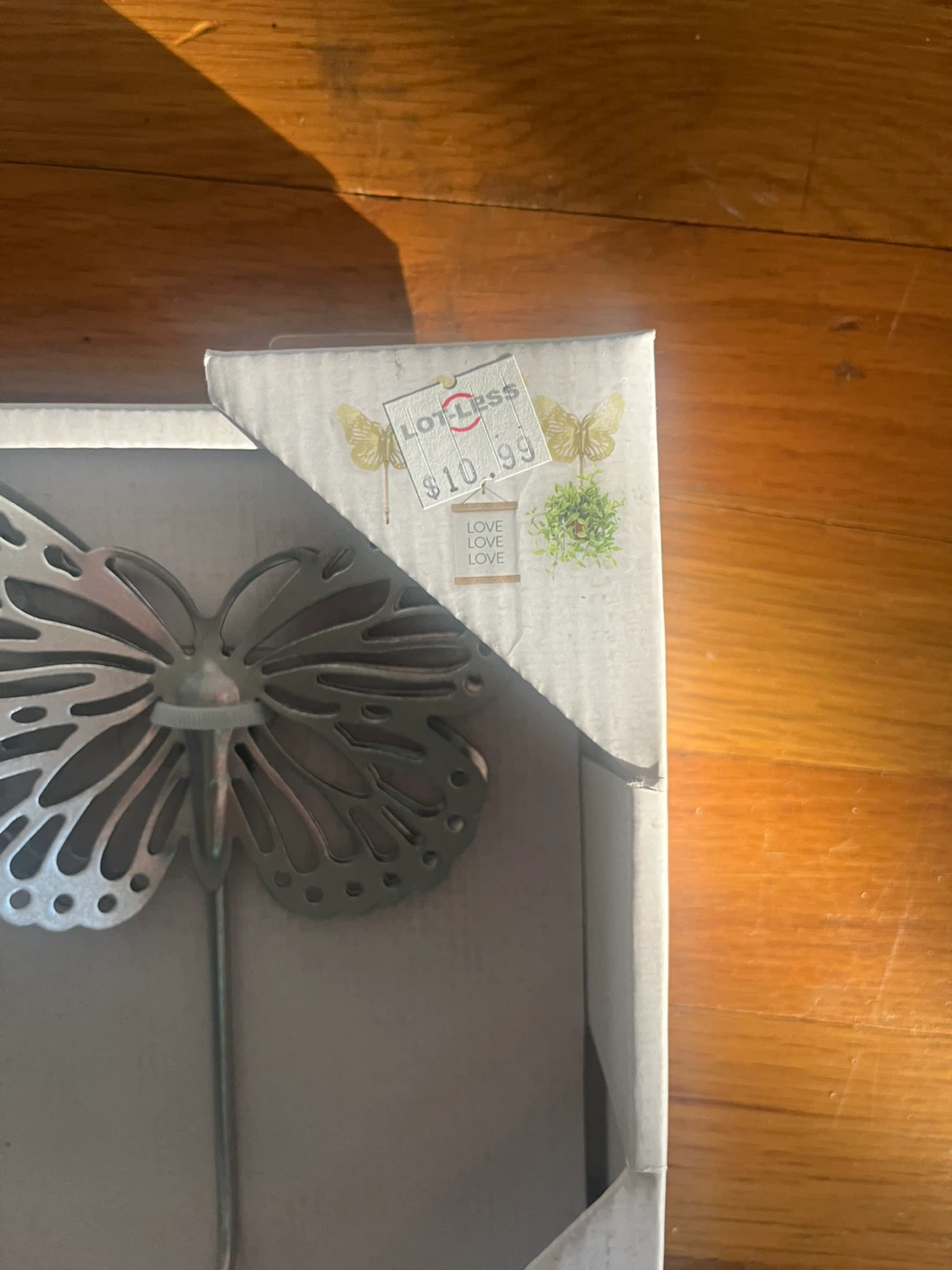 3 Piece Butterfly Metal Wall Hooks - photo 2