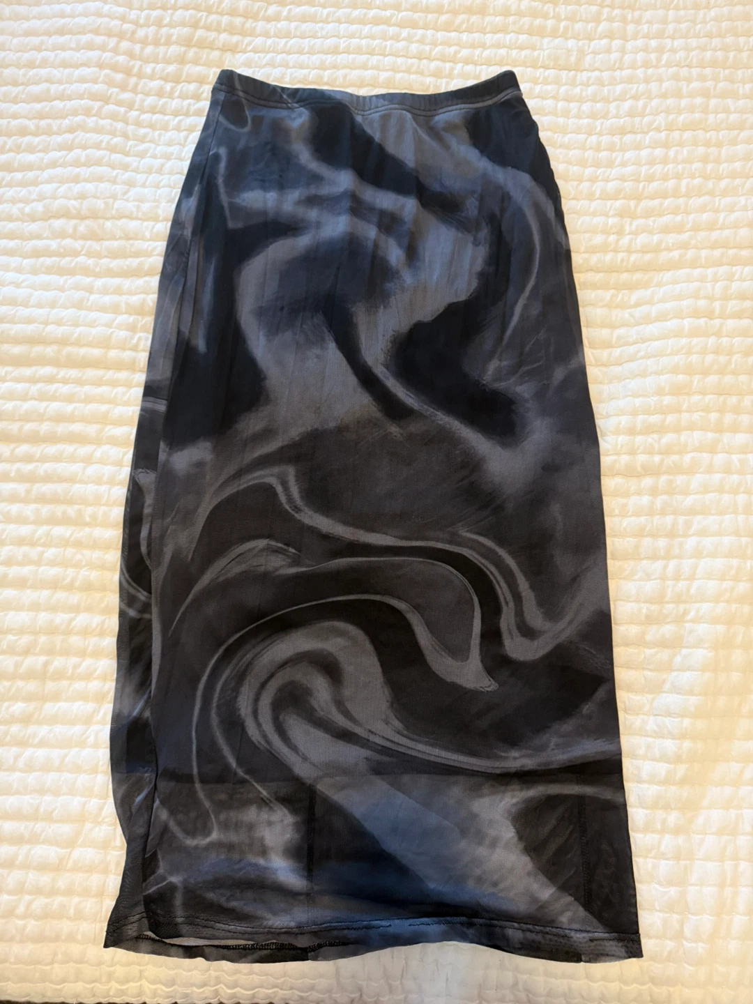 Mesh Swirl Maxi Skirt - photo 2