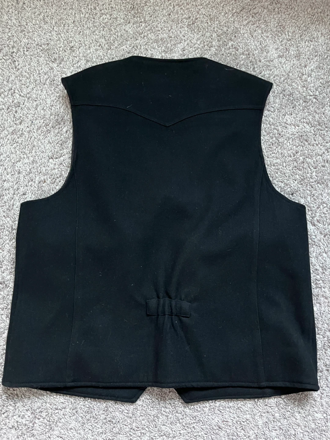 Like New Powder River Outfitters Men's Wool Vest Black XL - photo 4
