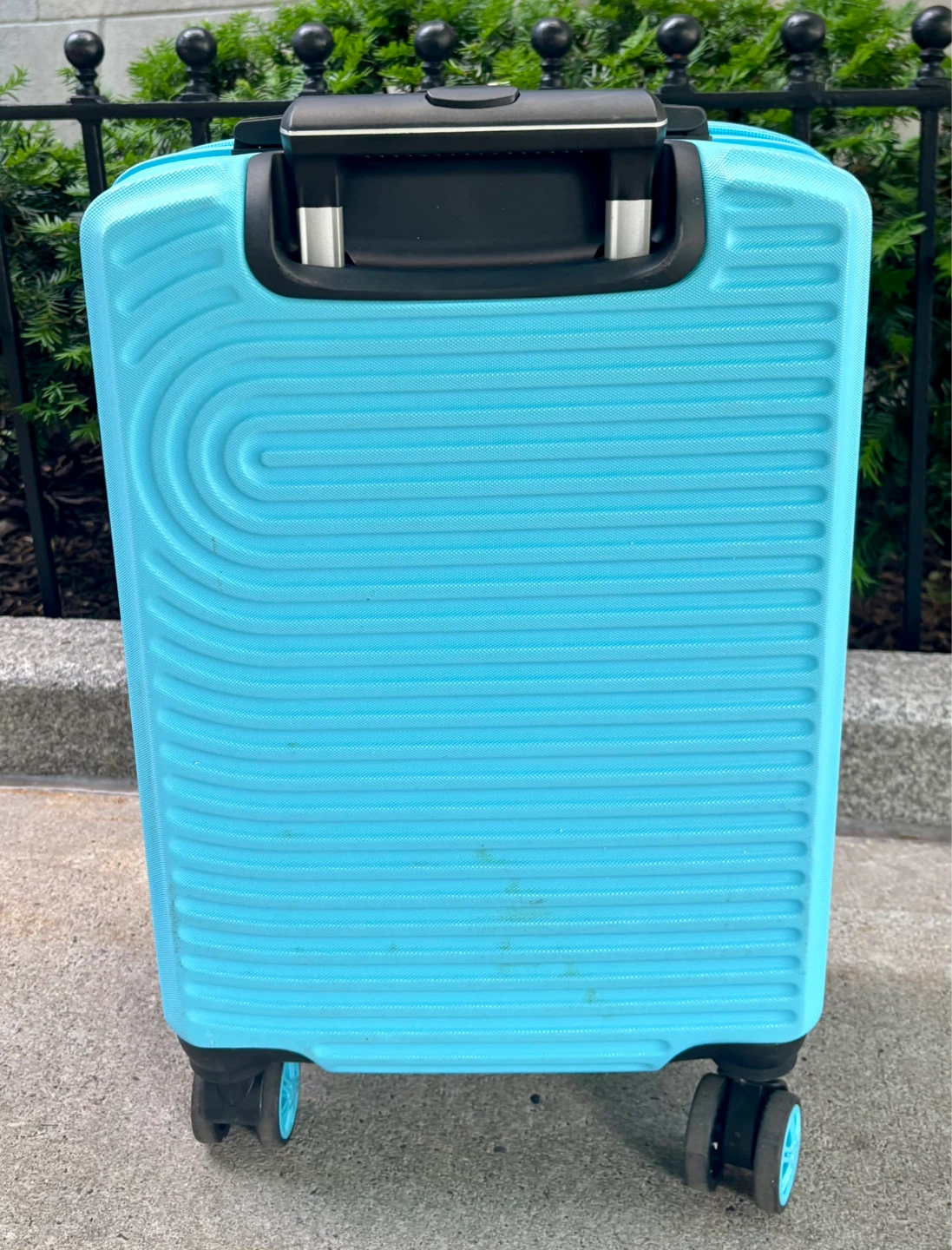 Zifel Blue Hardshell Spinner Carry-on Suitcase - photo 2
