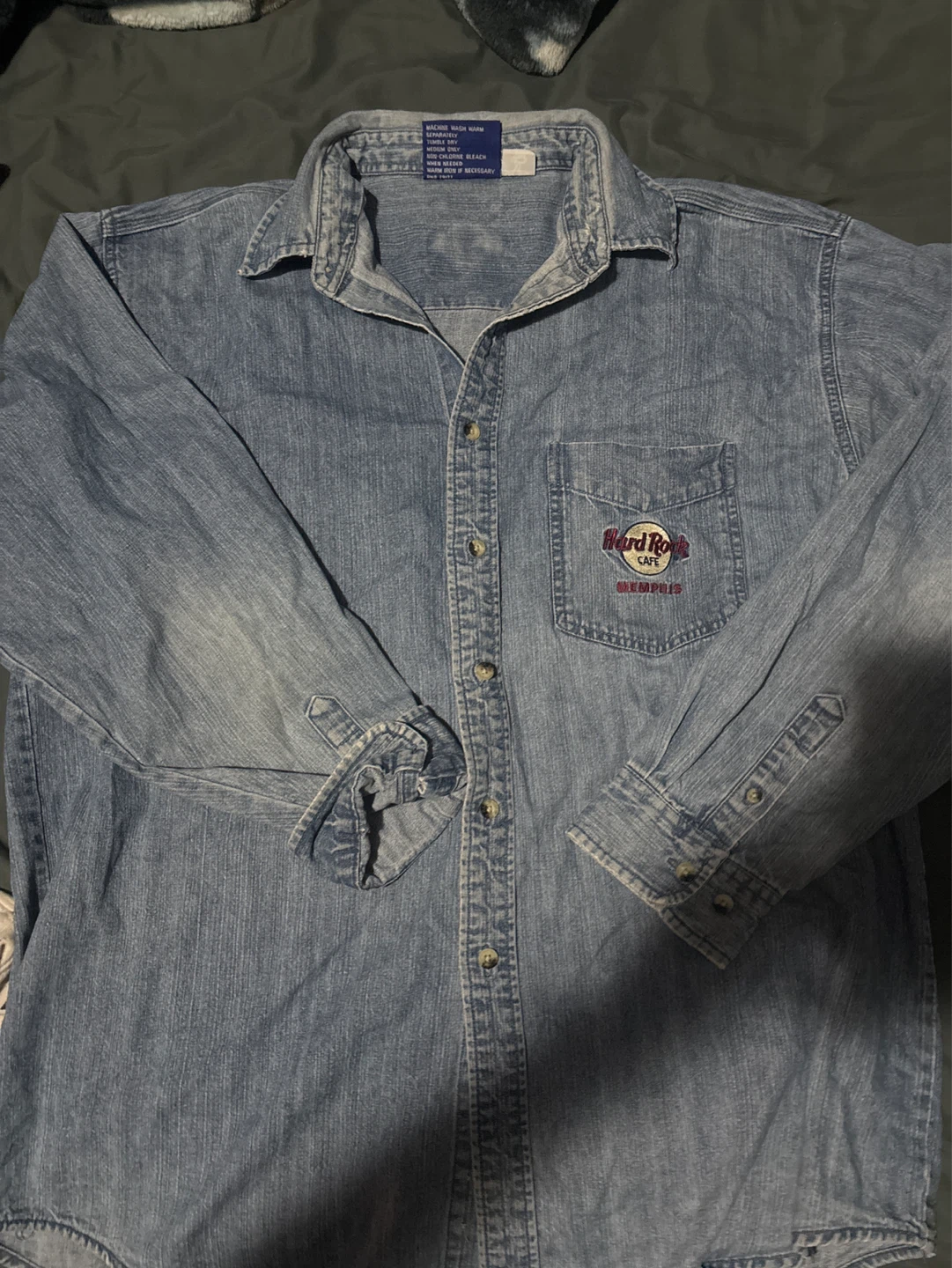 Hard Rock Cafe Memphis Denim Shirt