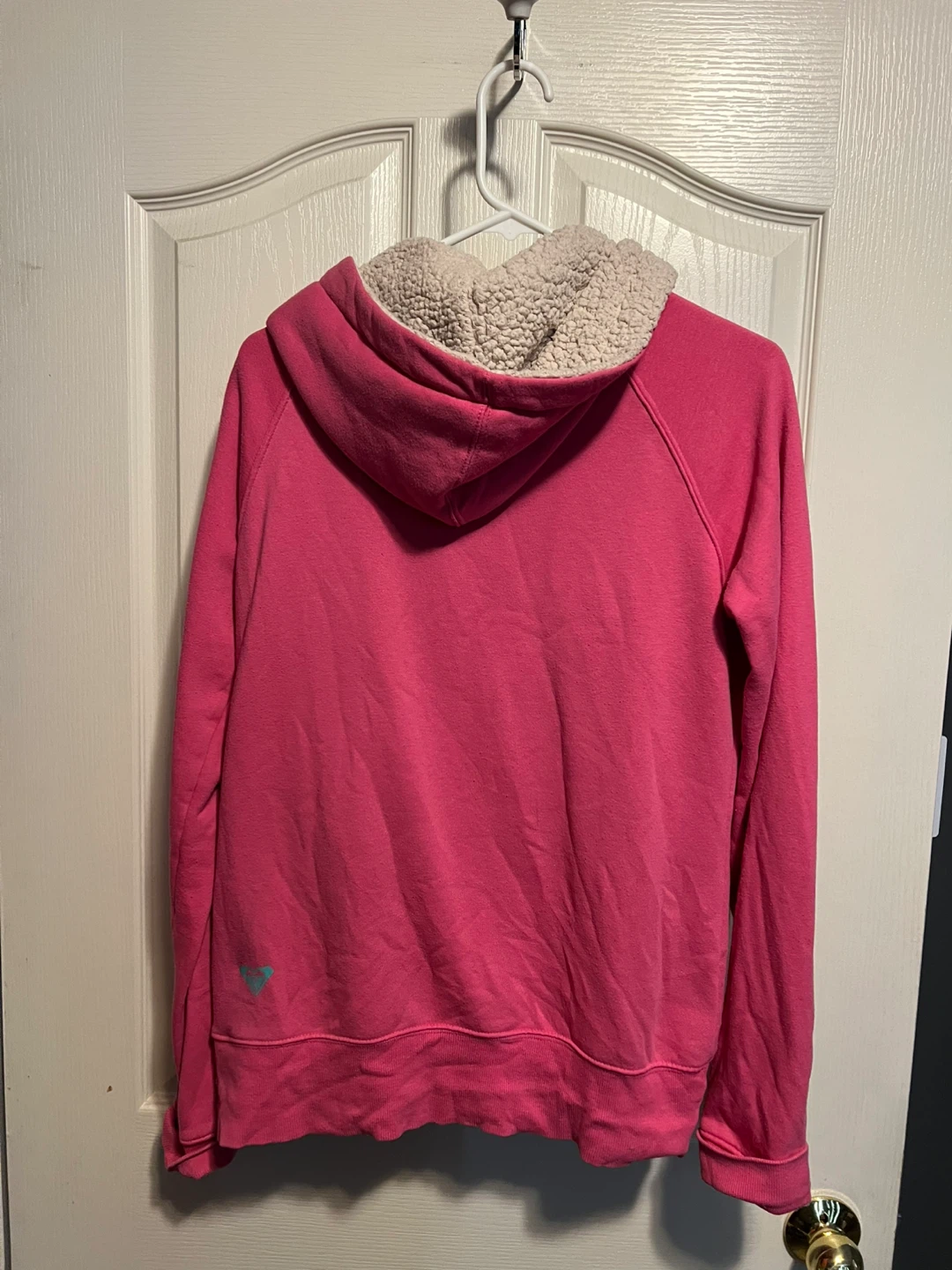 Hot Pink Roxy Hoodie with Sherpa Lining - photo 2