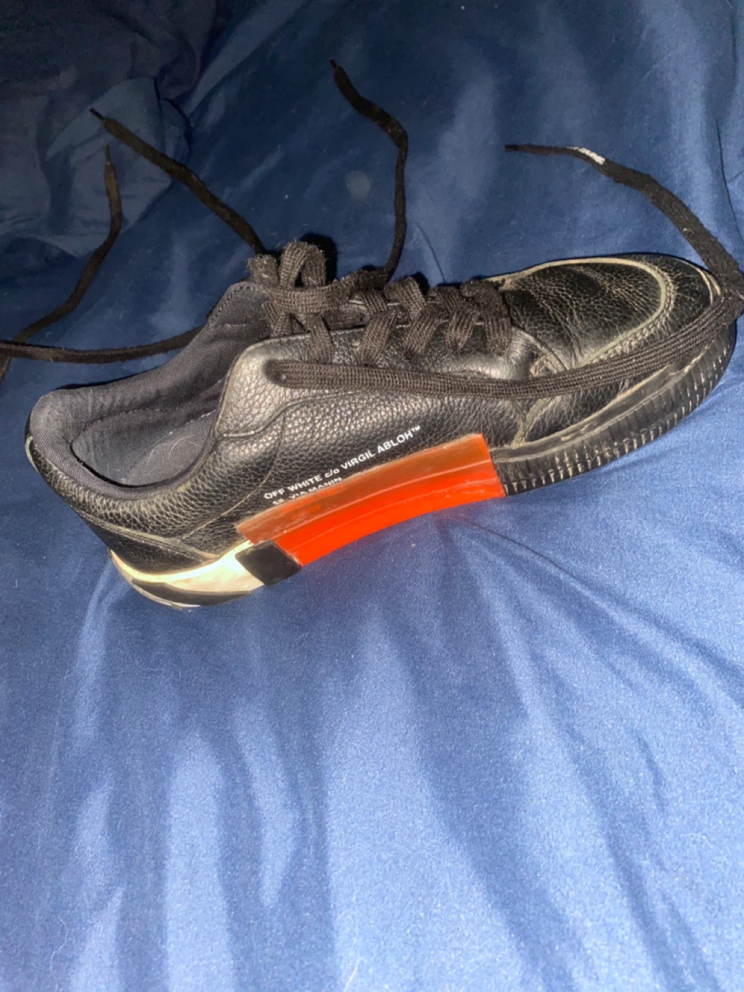OFF-WHITE c/o Virgil Abloh black Low Top Sneakers W omen’s 6.5–7 - photo 5
