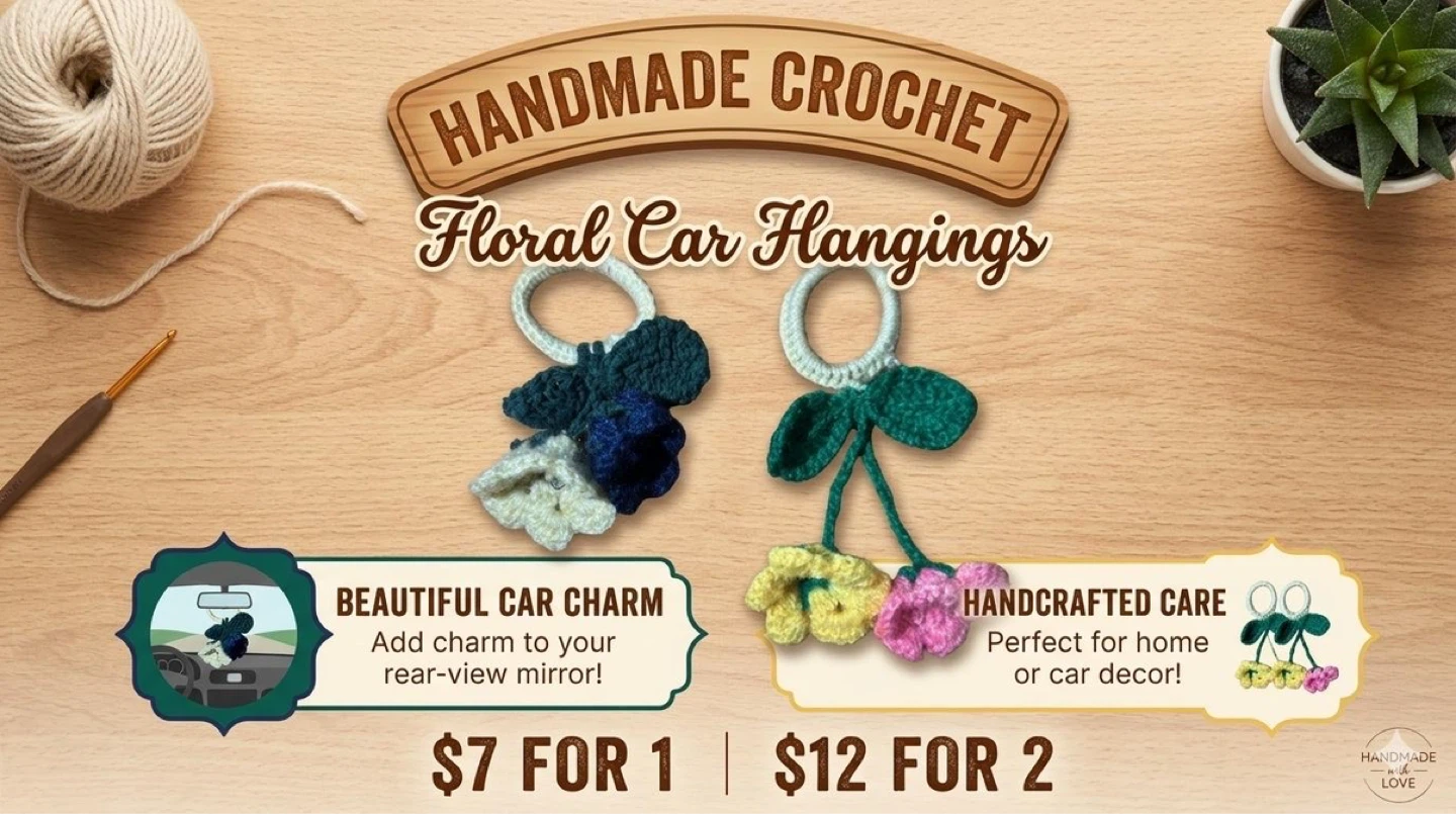 Handmade Crochet Scrunchies - photo 5
