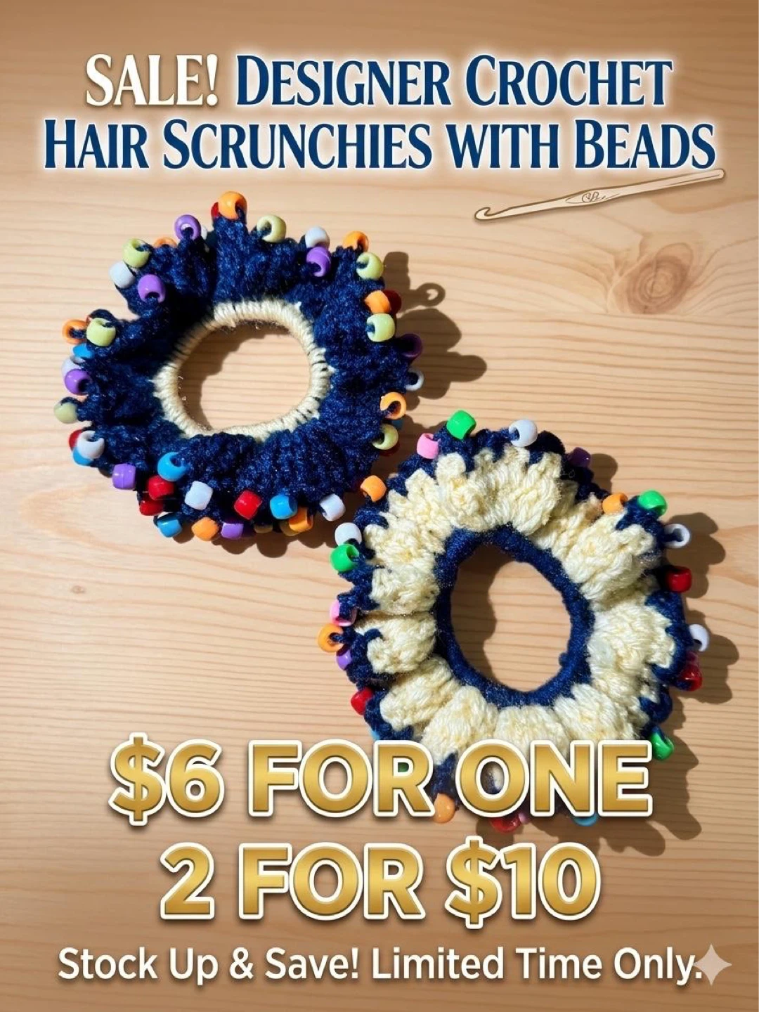 Handmade Crochet Scrunchies - photo 4