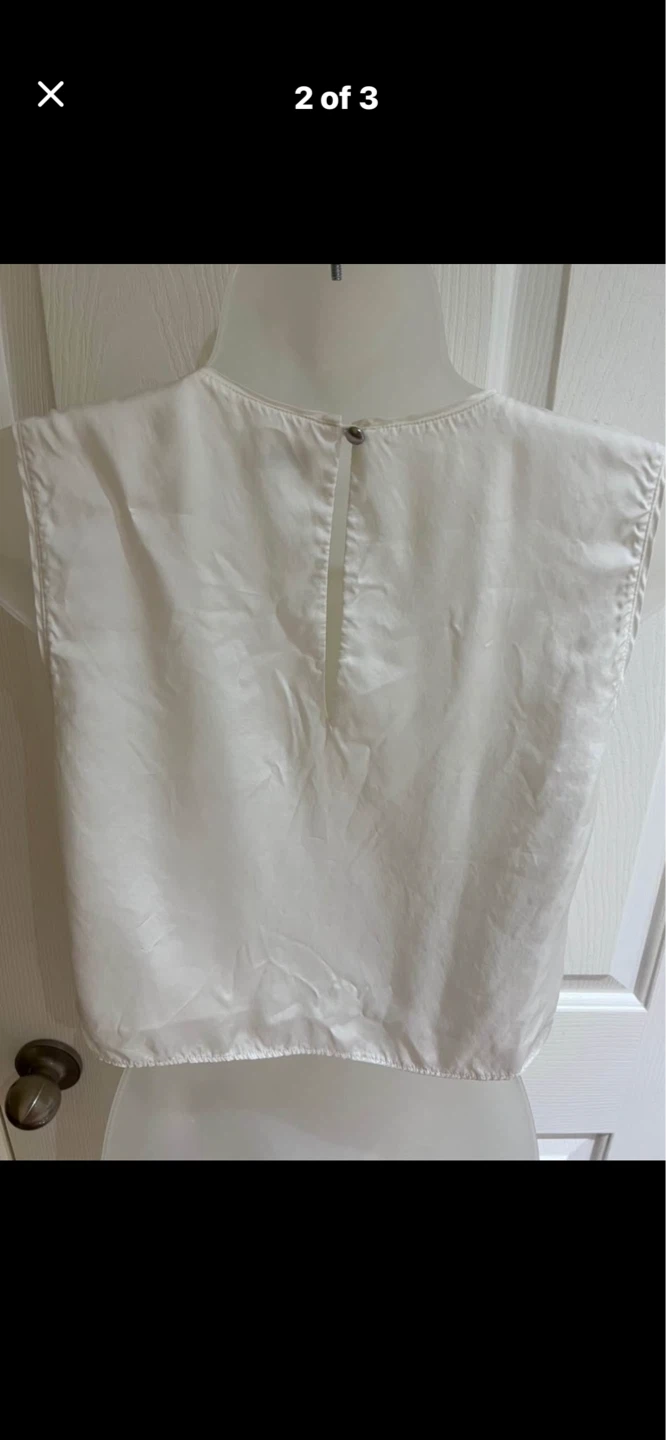 Wilfred White Sleeveless Top - photo 2