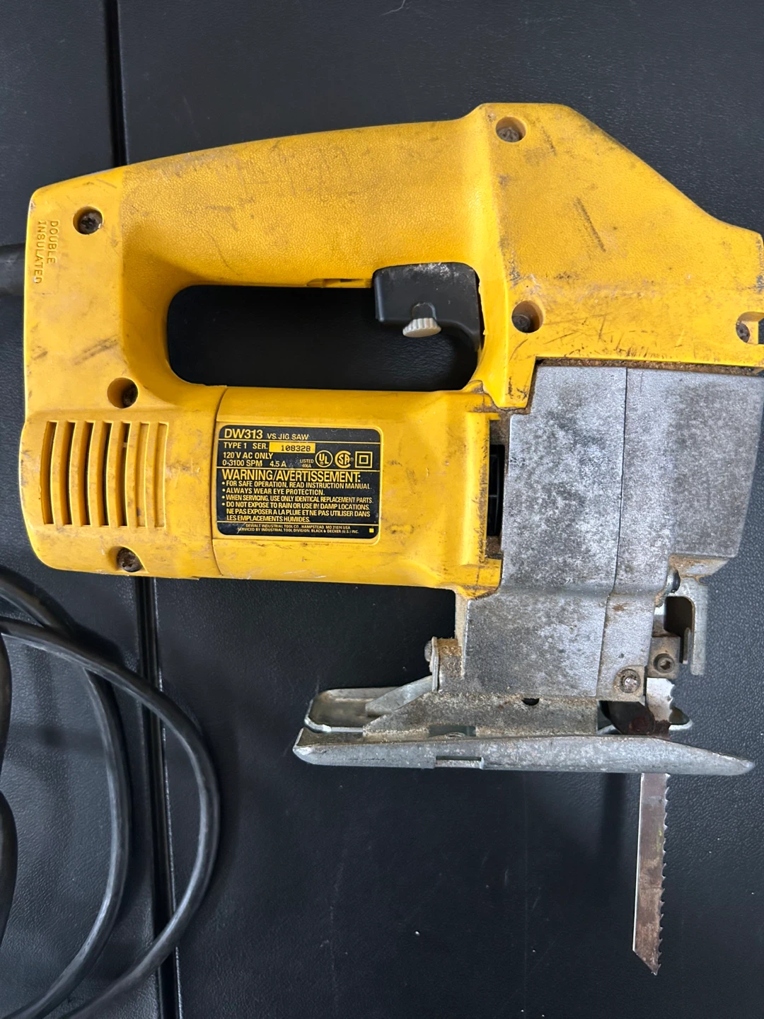 DeWalt DW313 Jigsaw - photo 3