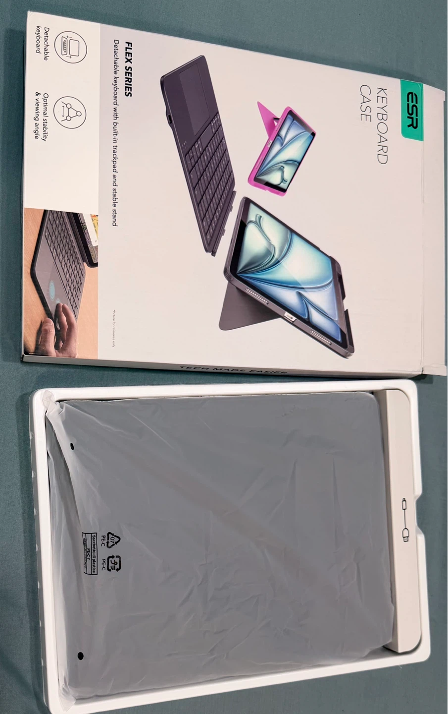 ESR Flex Series Keyboard Case for iPad