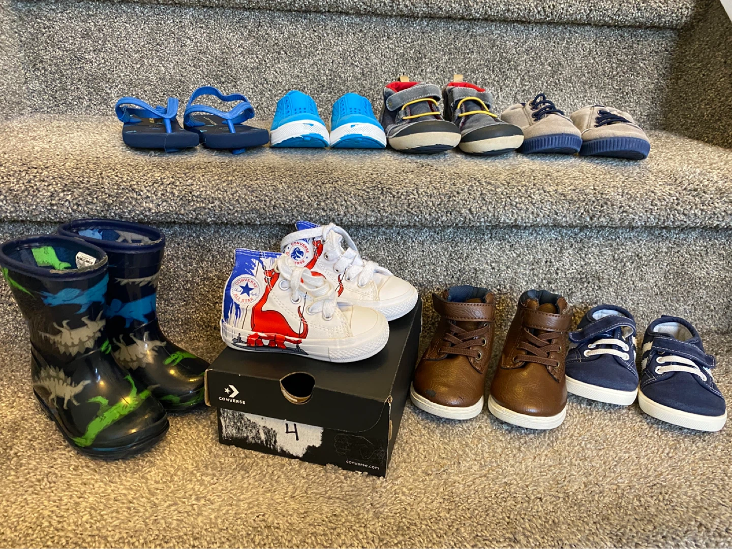 Kids' Shoes Bundle T4/T5 - Converse, Stride Rite & More