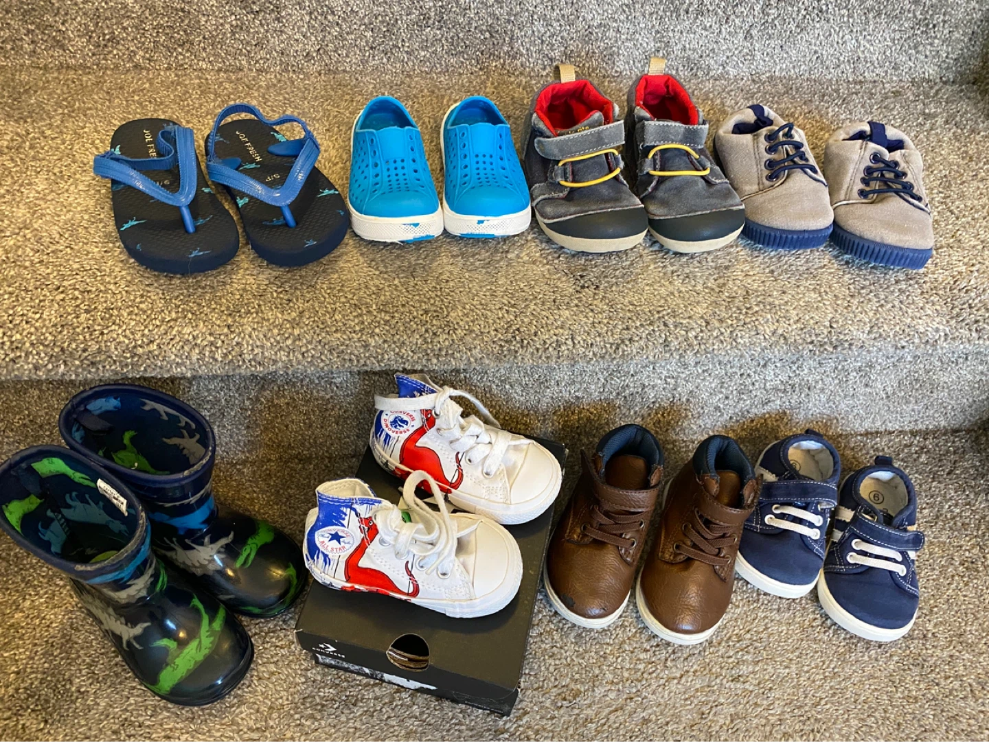 Kids' Shoes Bundle T4/T5 - Converse, Stride Rite & More - photo 3