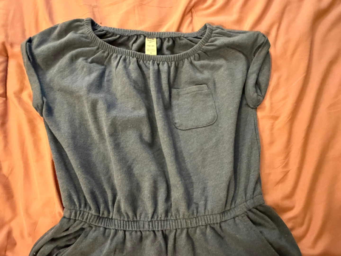 OshKosh B'gosh Girls Gray Jumpsuit Size 14/14A - photo 4