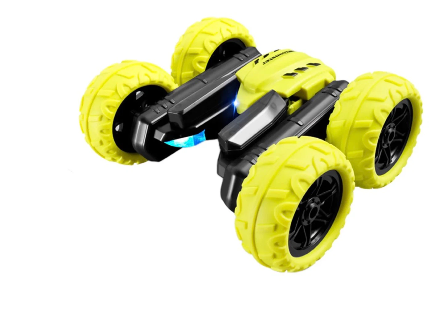 Yellow Double-Sided Stunt RC Car - photo 5