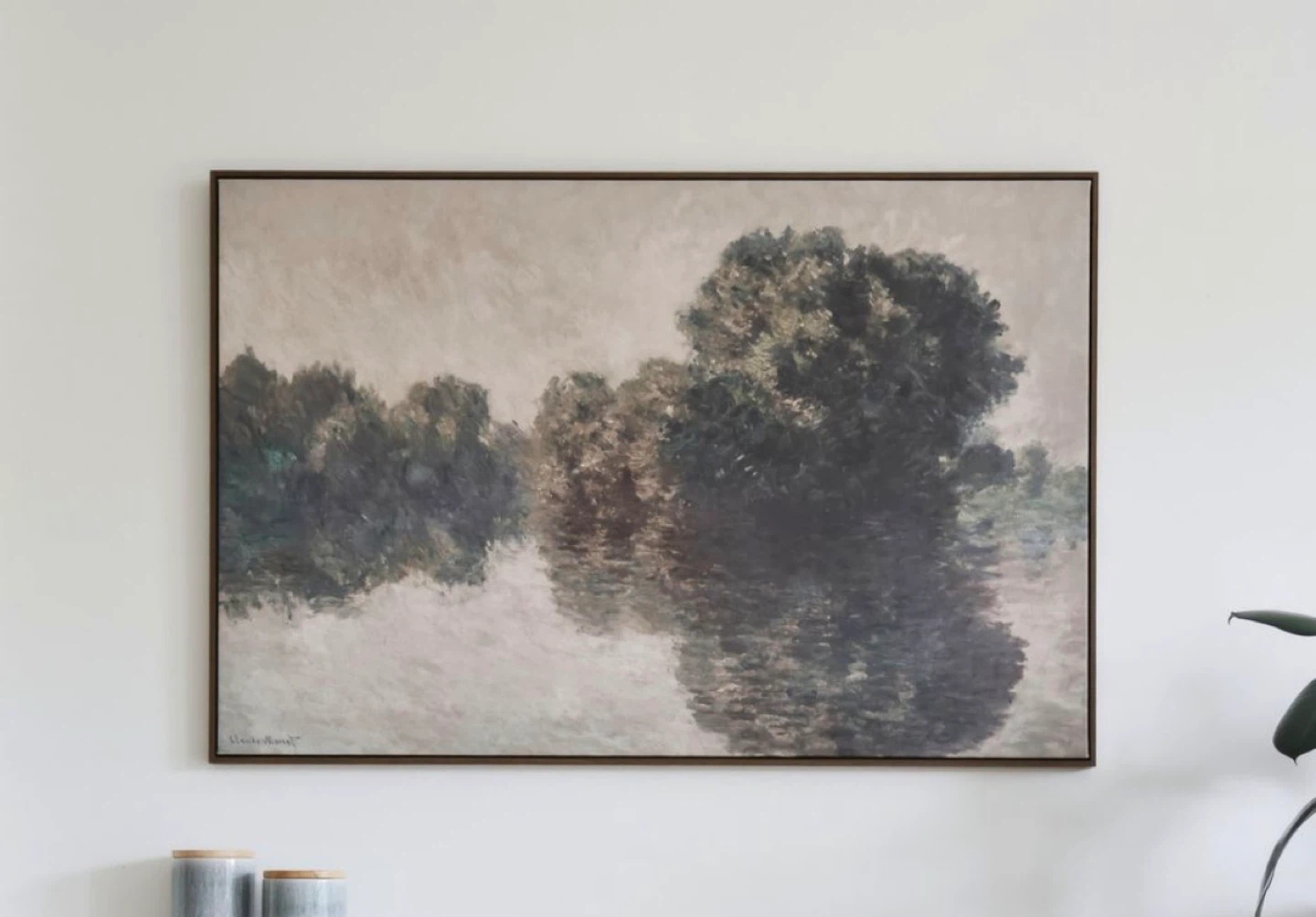 Framed Canvas Wall Art BLODFLÄDER
