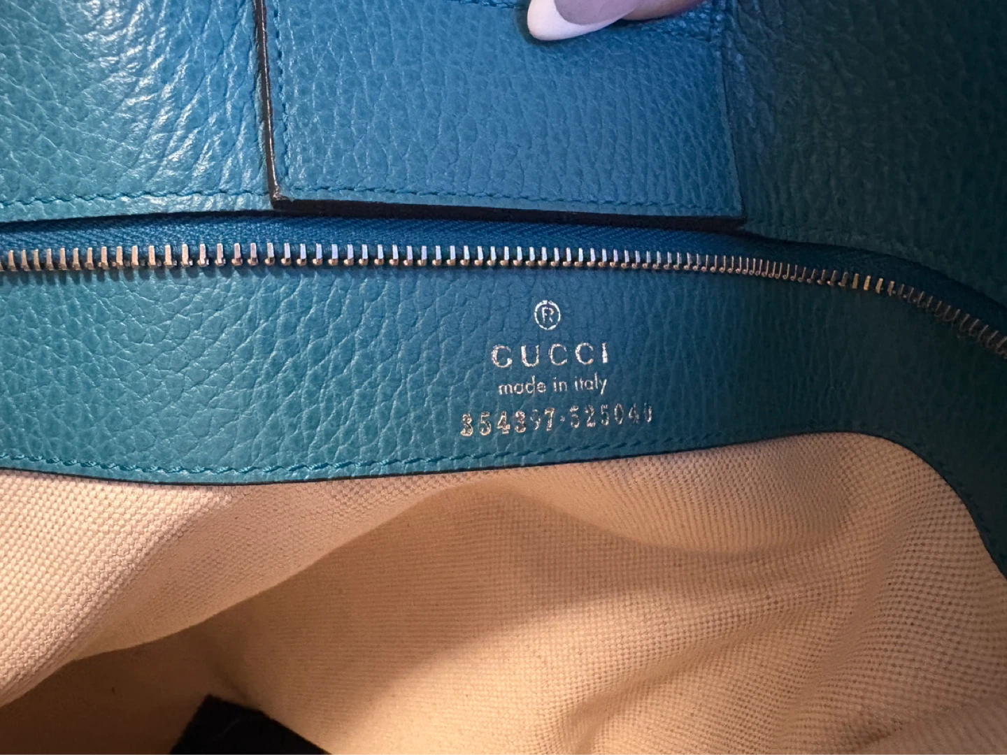 Gucci Tote Bag - Navy Blue - photo 3