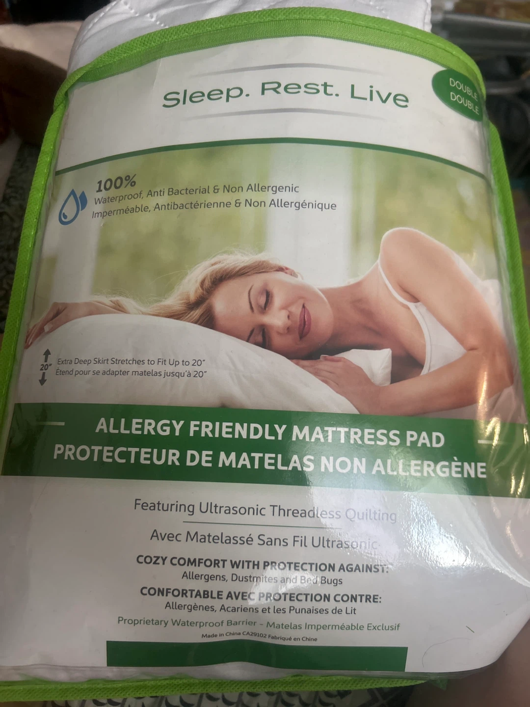 Allergy Friendly Mattress Pad