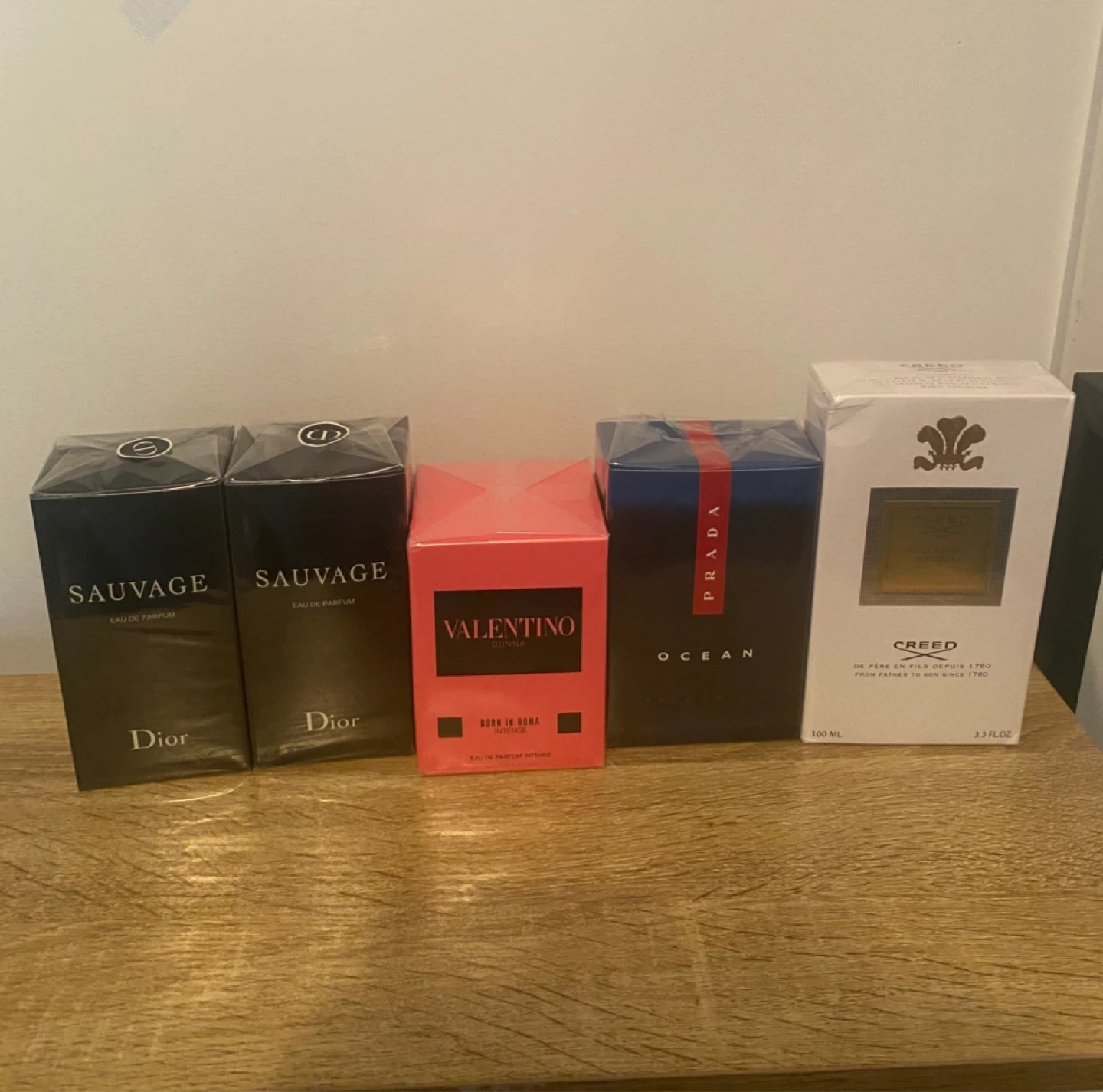 Dior Sauvage, Valentino, Prada Ocean & Creed Perfumes