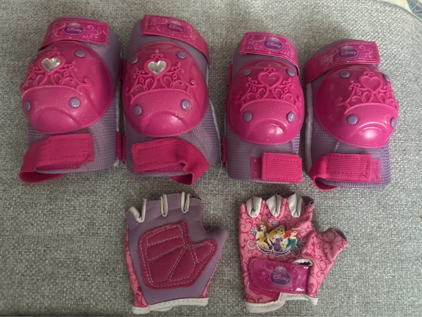 Disney Princess Knee and Elbow Pads with Gloves