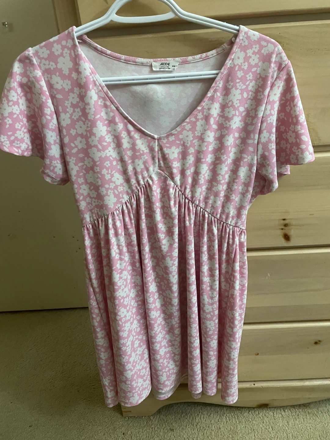 Pink Floral Dress