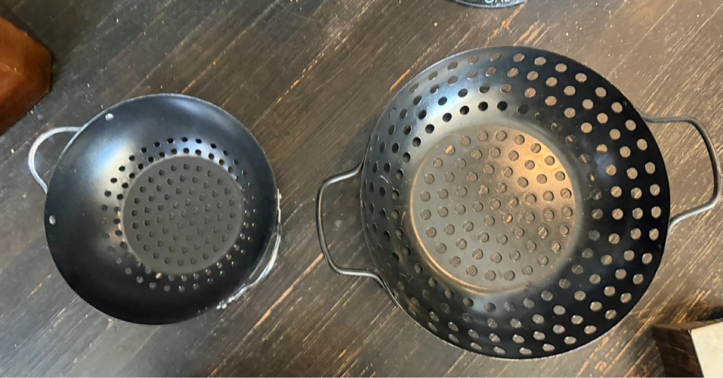 BBQ Grill Basket Set with Jack Daniel's Smoking Chips - photo 2