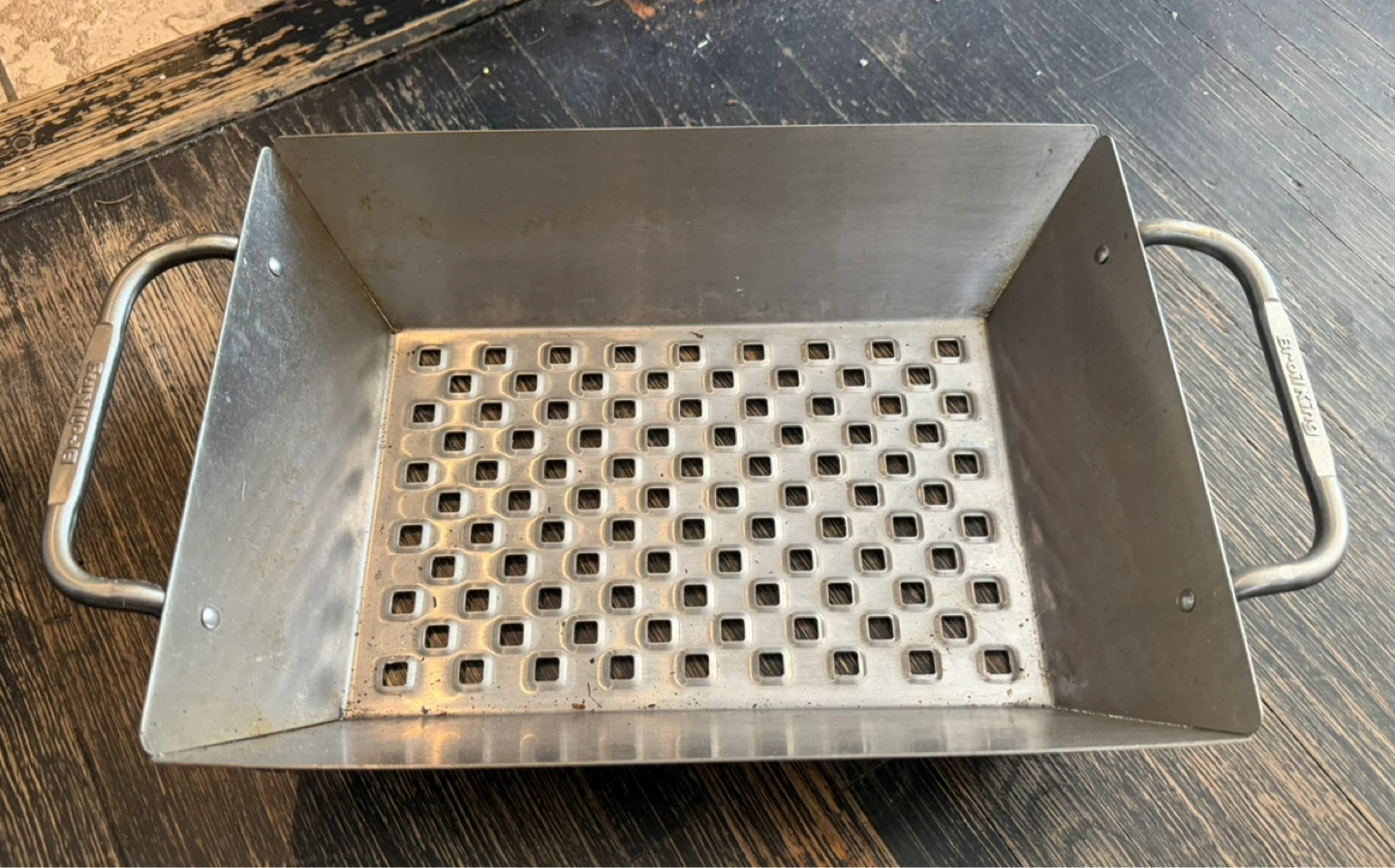BBQ Grill Basket Set with Jack Daniel's Smoking Chips - photo 4
