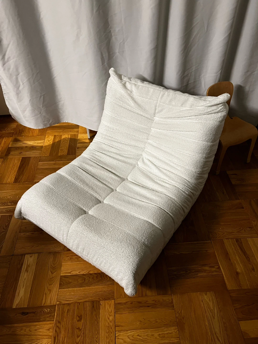 White Togo Single Lazy Couch - photo 4