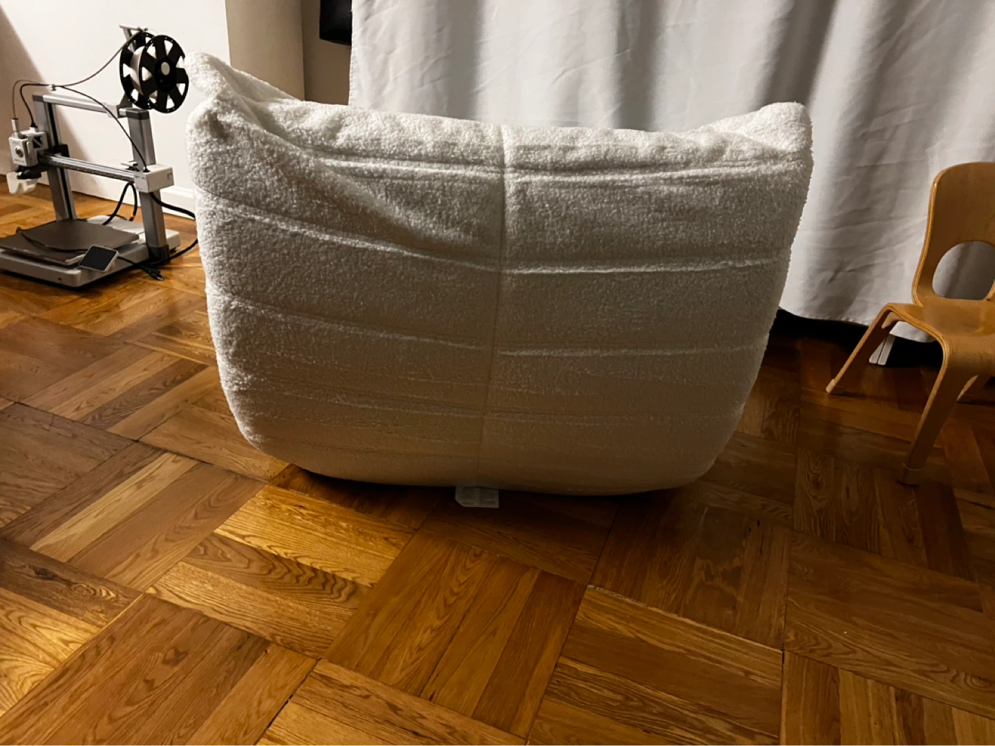 White Togo Single Lazy Couch - photo 5