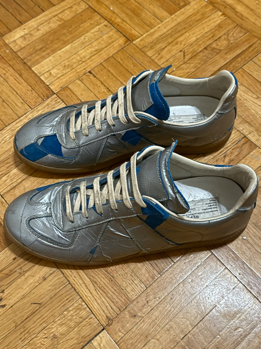 Maison Margiela Replica Sneakers - Silver/Blue - photo 3