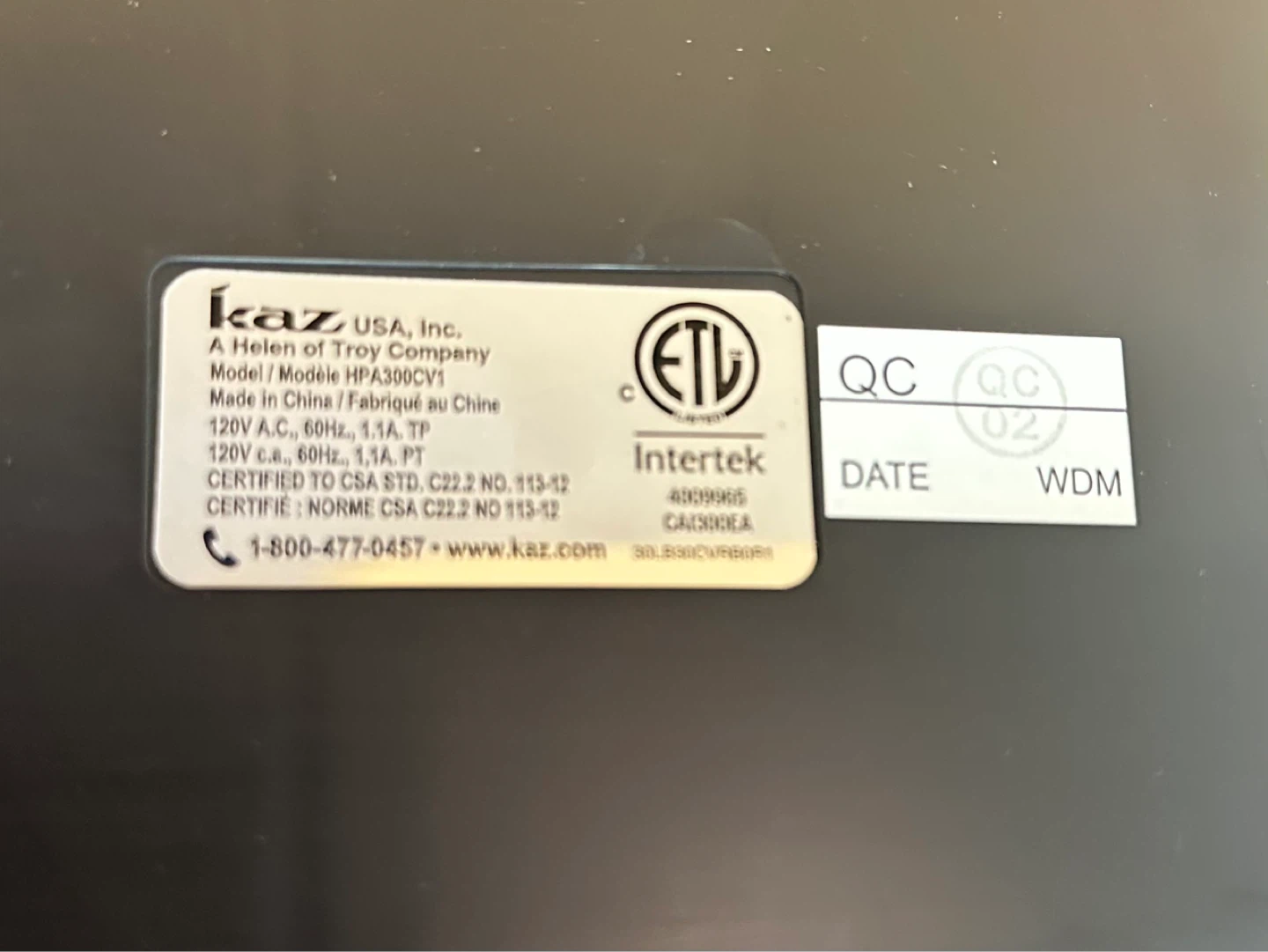 Honeywell HPA300 True HEPA Air Purifier - photo 4