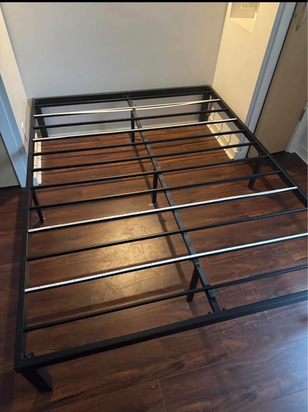 Queen Black Steel Bed Frame